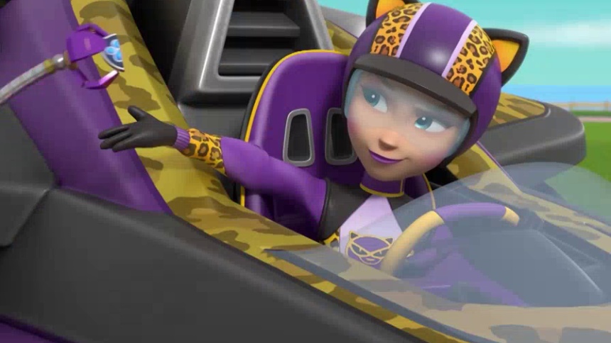 猎豹抢走阿奇水晶，疯狂飙车作乱